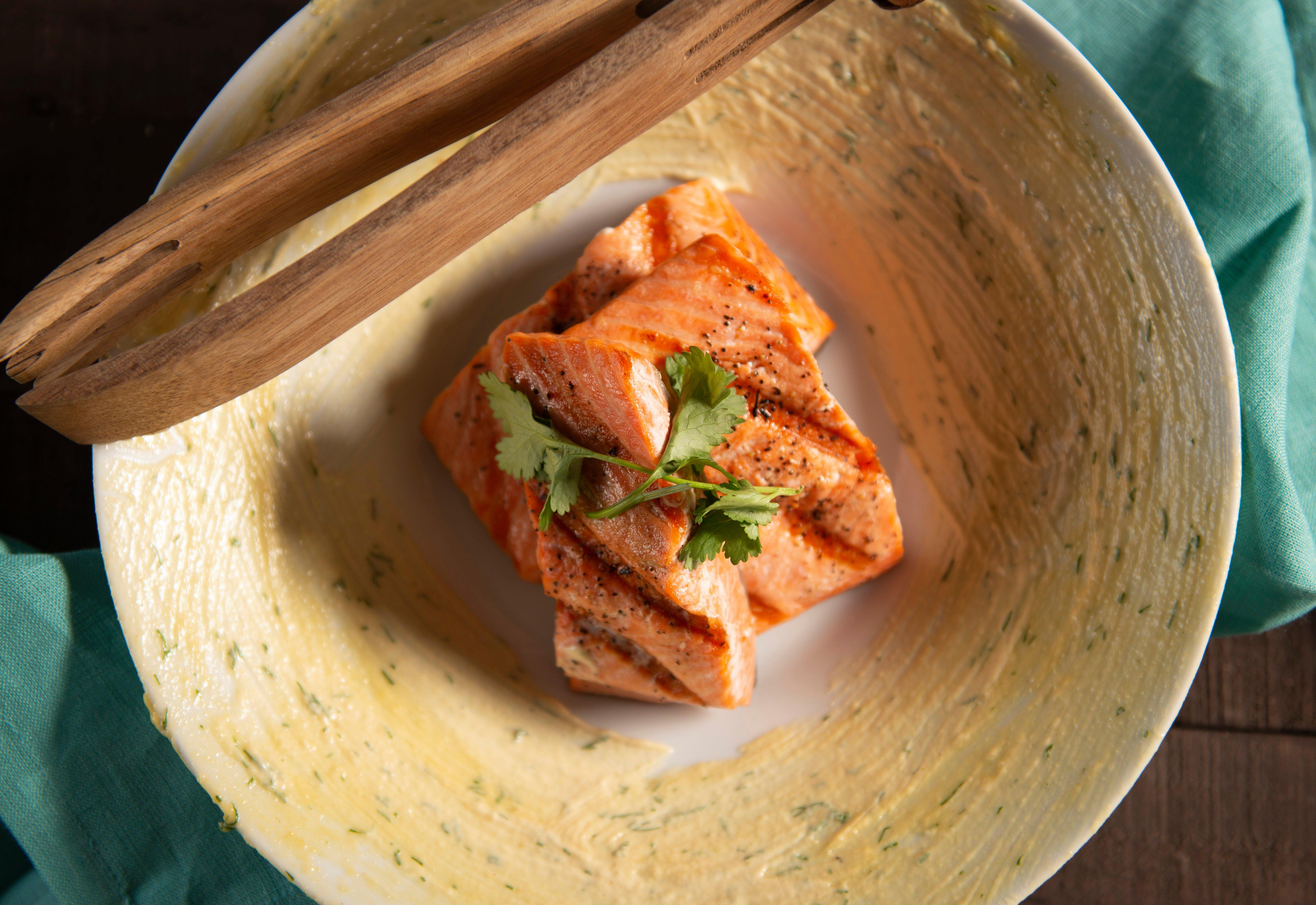 Simple Glazed Salmon Fillets Traeger Grills